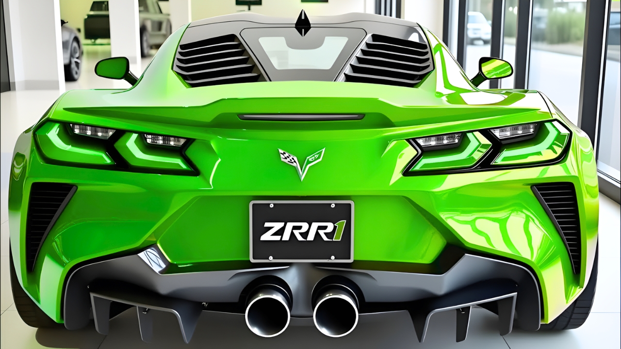 Chevrolet Corvette C8 Verde: Deportivo de Motor Central con Diseño Aerodinámico, Alto Rendimiento y Estilo Moderno Impactante