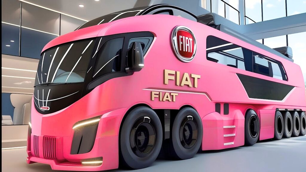 Fiat Motorhome Concept: Autocaravana Futurista con Diseño Innovador, Interior de Lujo y Tecnología Avanzada para Viajes Modernos