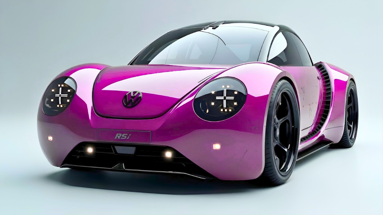 Volkswagen Beetle RSI Concept Futurista: Auto Innovador con Diseño Moderno Inspirado en el Clásico Beetle 2002 y Tecnología Avanzada