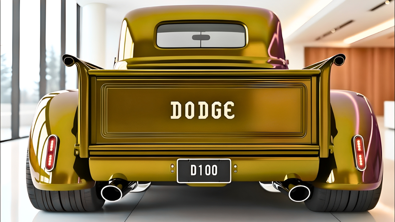 Dodge Ram Vintage 2026 Concept: Pickup Clásica Rediseñada con Estilo Retro, Tecnología Moderna y Rendimiento Potente