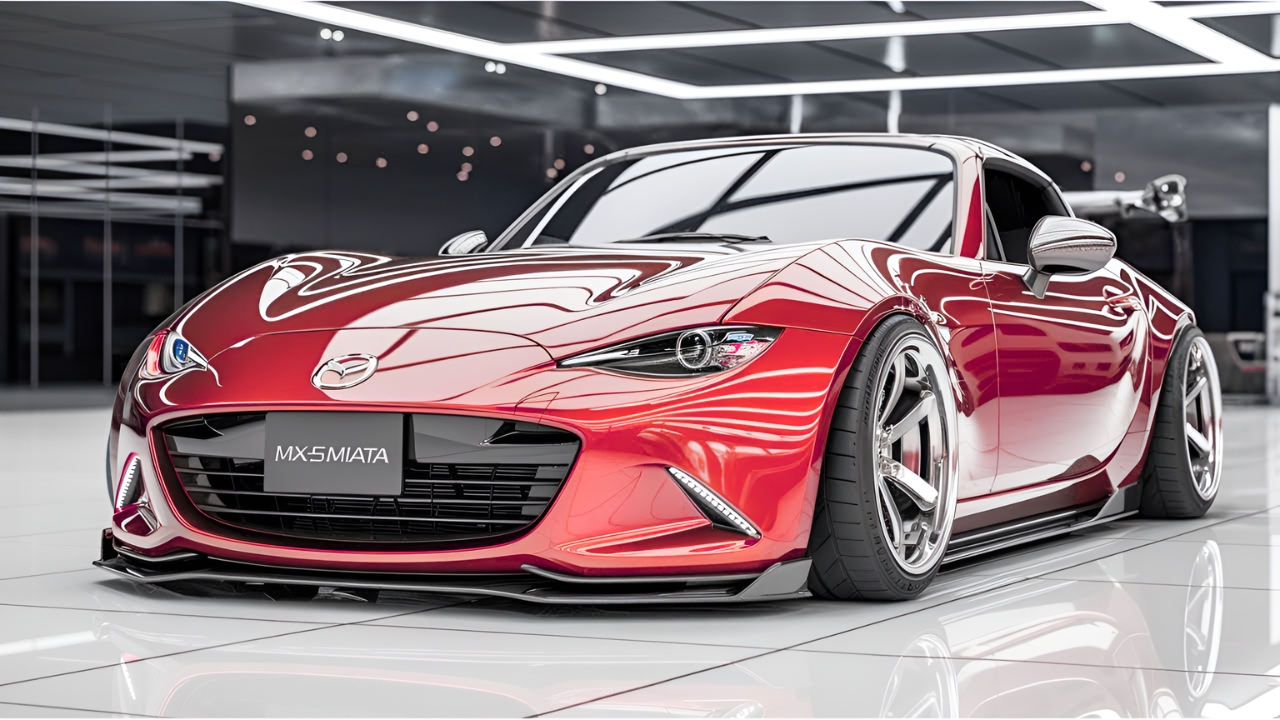 Mazda MX-5 Miata: Roadster Ligero con Estilo Deportivo y Conducción Divertida