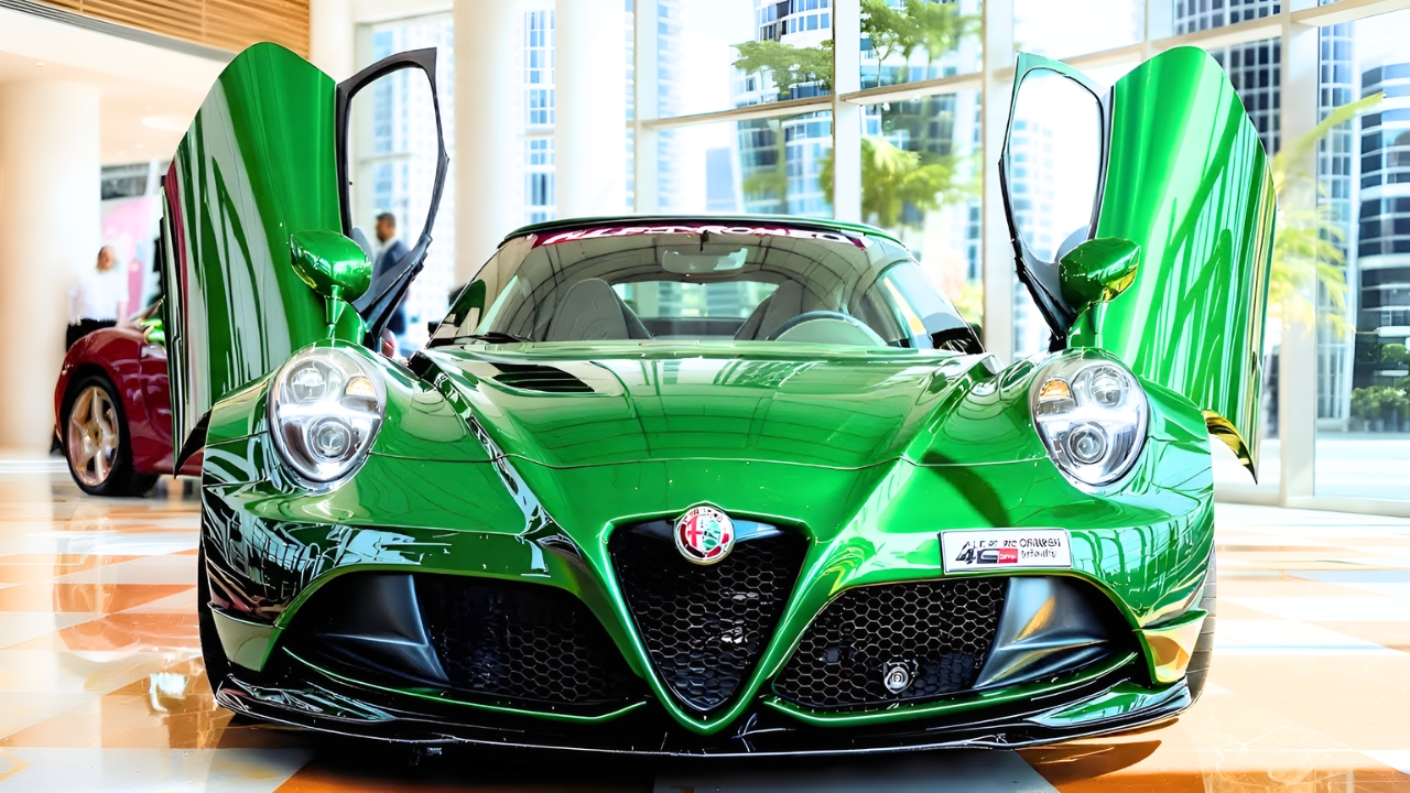 Alfa Romeo 4C: El Deportivo Italiano Ligero con Diseño Impactante y Rendimiento Potente que Enamora a los Amantes de la Velocidad