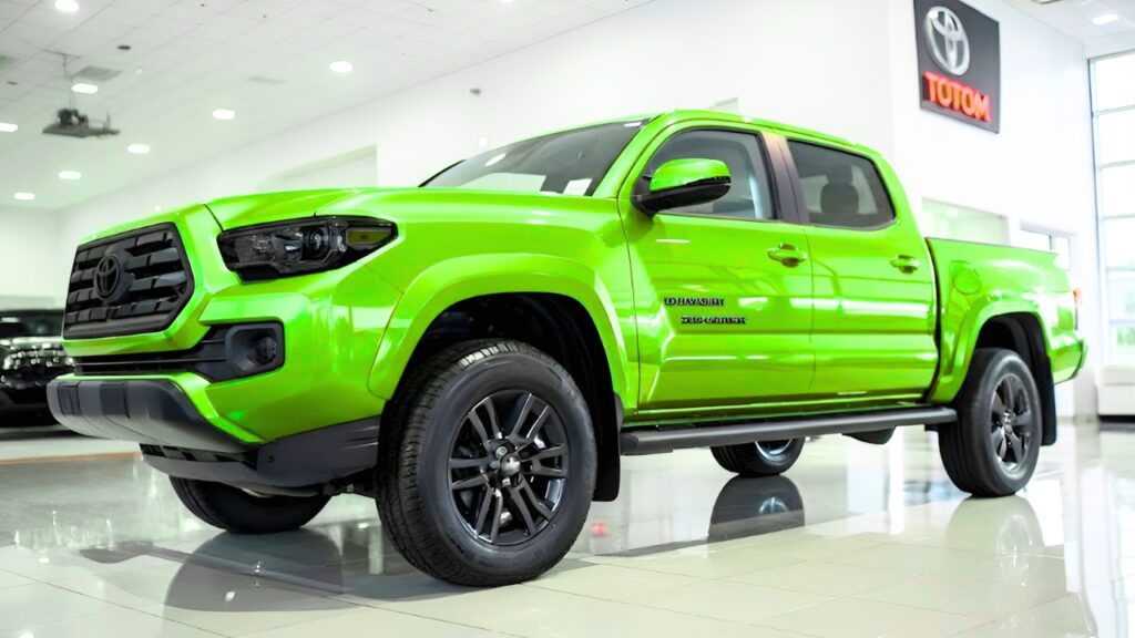 Toyota Tacoma TRD Pro 2026 Color Electric Lime Metallic: Camioneta 4x4 Potente con Estilo Llamativo, Suspensión Off-Road y Capacidad para Aventura Extrema