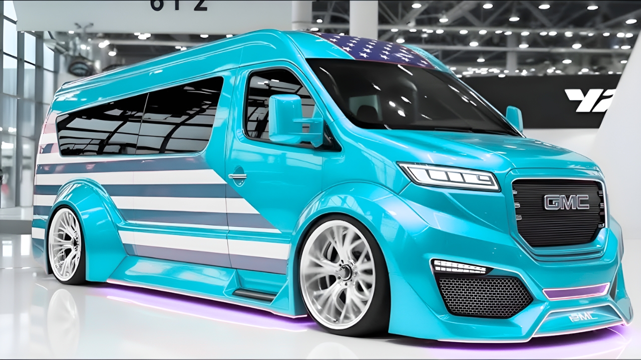 Van Conceptual Inspirada en GMC Tipo GMC Savana: Prototipo Futuro con Apariencia Robusta y Diseño Innovador